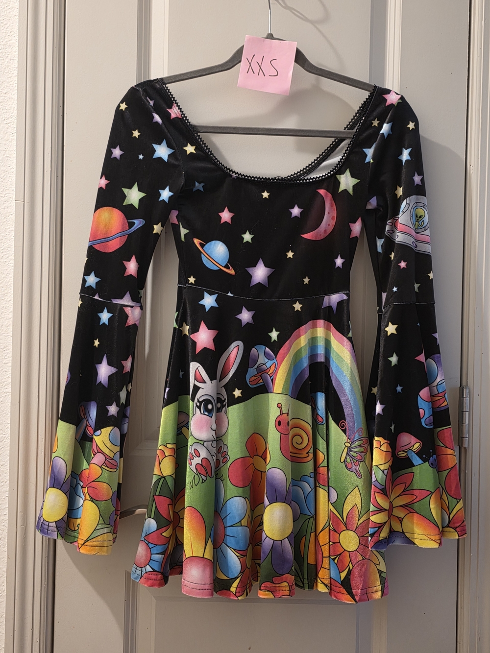 Happy Planet Bell Sleeve Dress